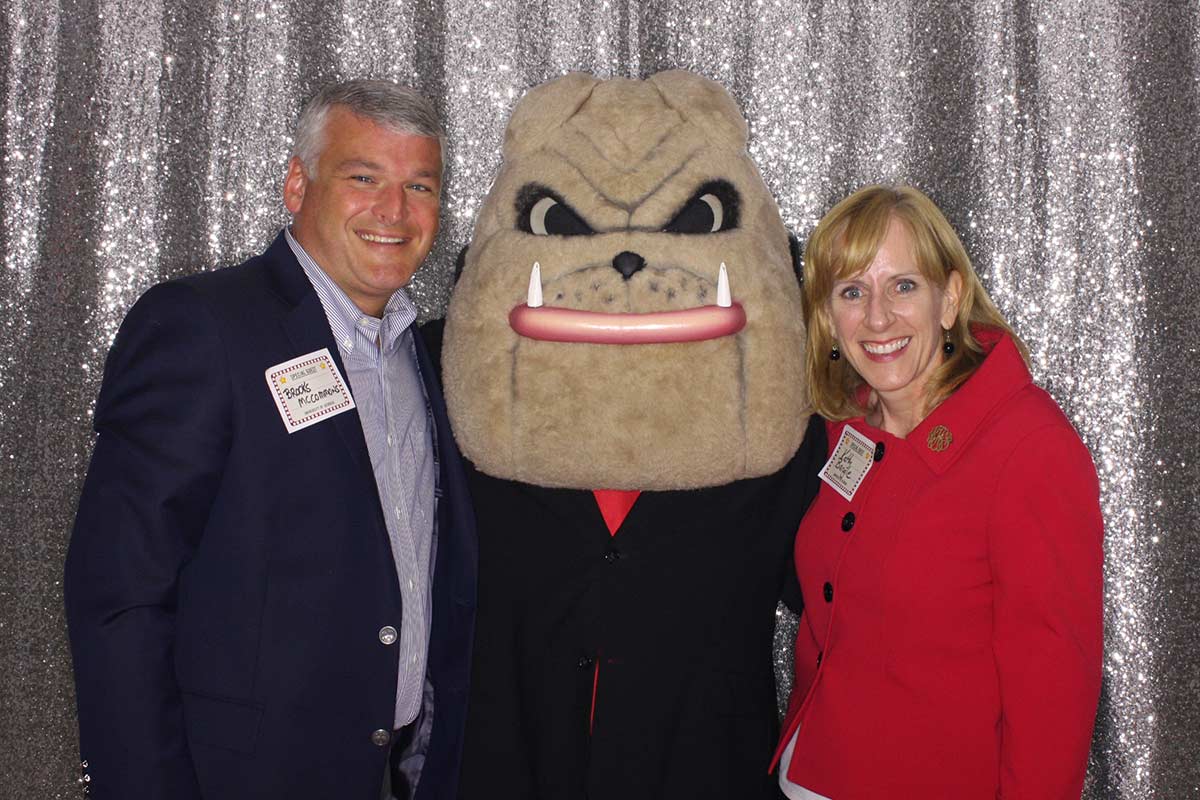 Brooks and Kathy with Hairy Dawg